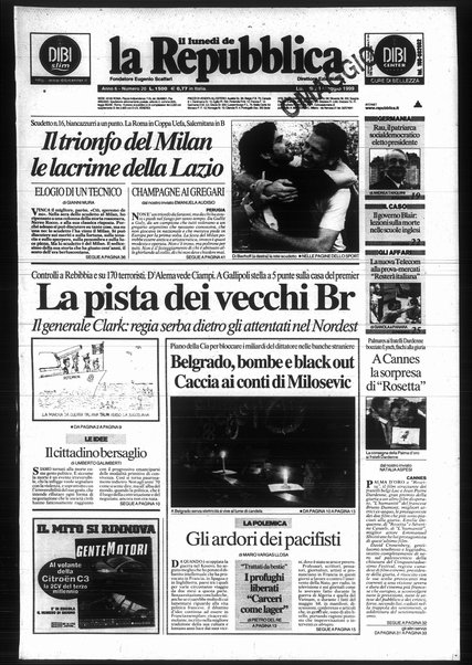 Il lunedì de La repubblica